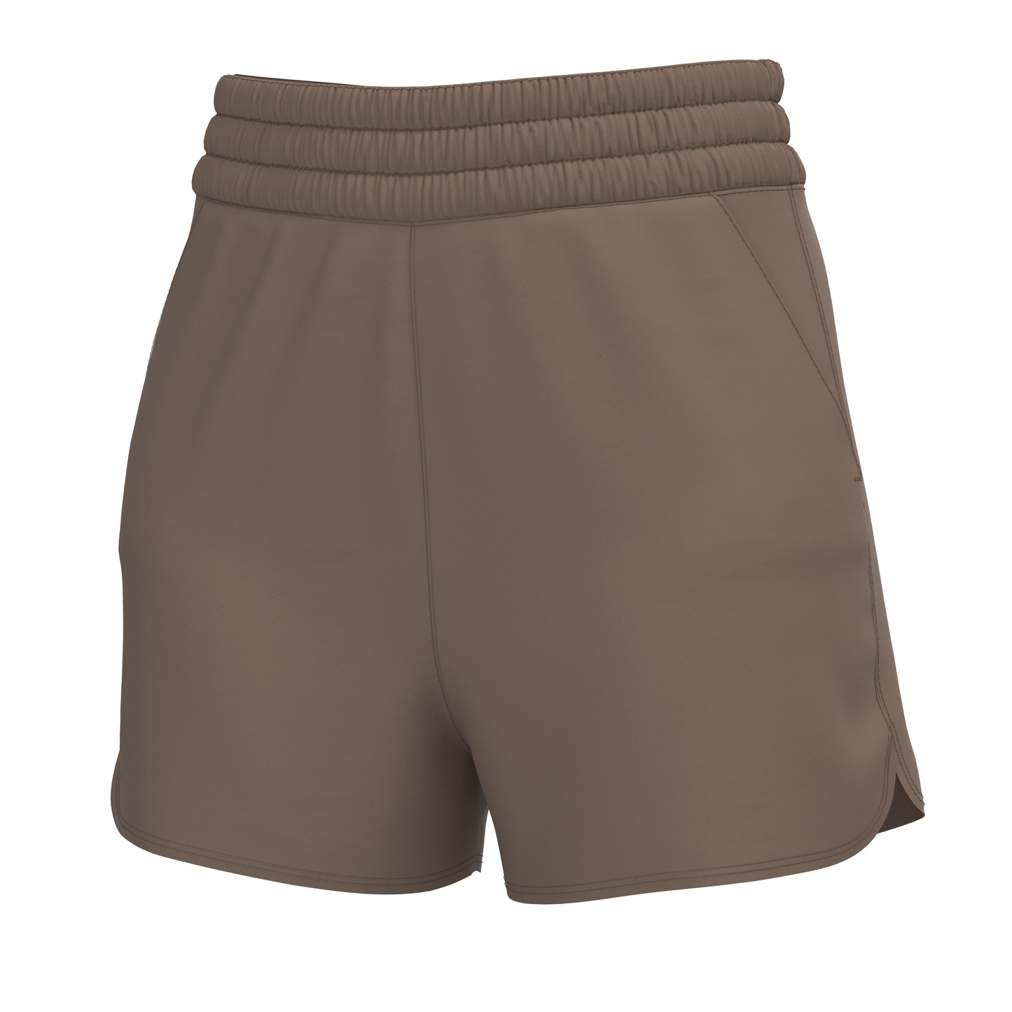 LG High-Waisted Volley Shorts - Cocoa