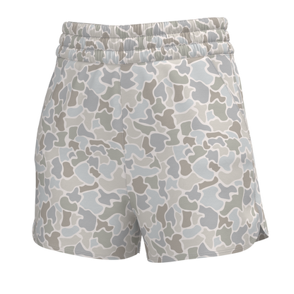 LG High-Waisted Volley Shorts - Forest Camo Saltwater