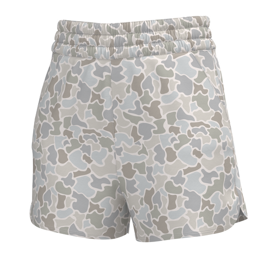 LG High-Waisted Volley Shorts - Forest Camo Saltwater