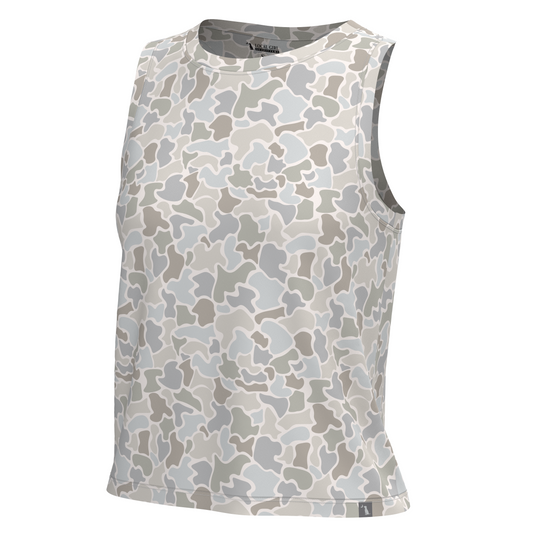 LG Youth Muscle Tank 2.0 - Forest Camo Saltwater