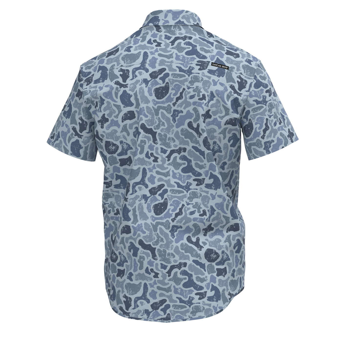 Low Country Button Down - Distressed LCF Cobalt