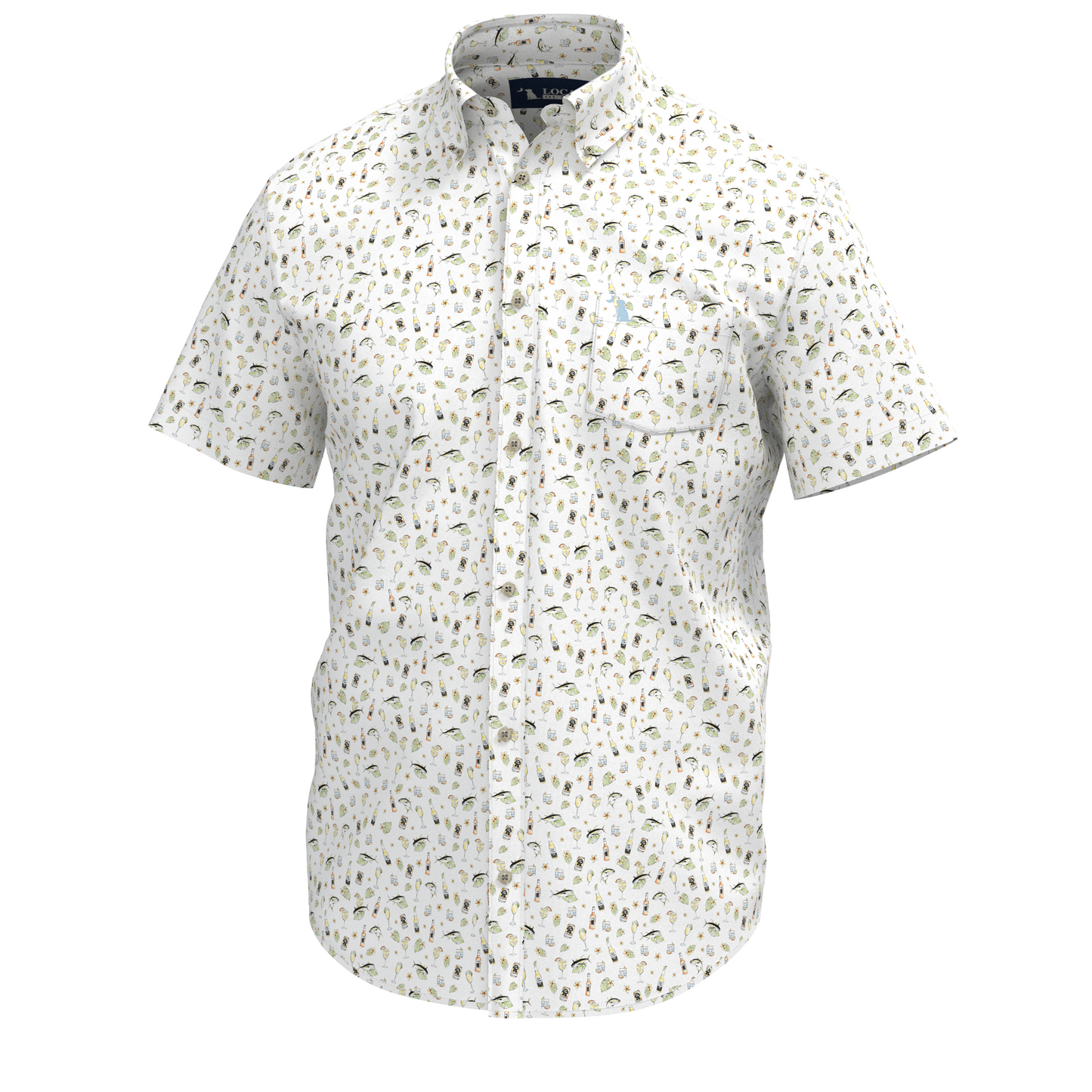 Low Country Button Down - Tropical Tuna