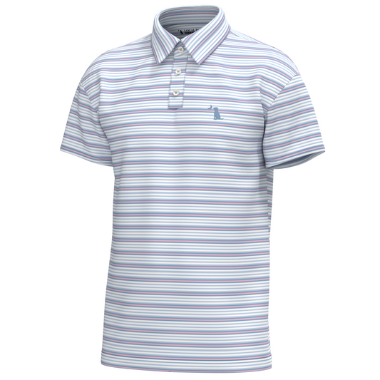 Cape Polo - Sky Blue/Pink