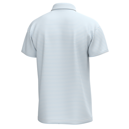 Surfside Polo - Plum/Ice Blue/White
