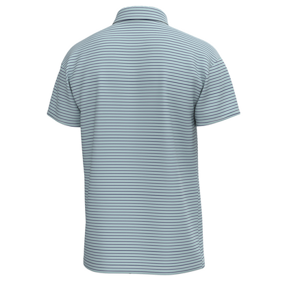 Surfside Polo - Plum/Ice Blue/White