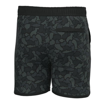Wando Swim Trunk - Navy/Light Seafoam