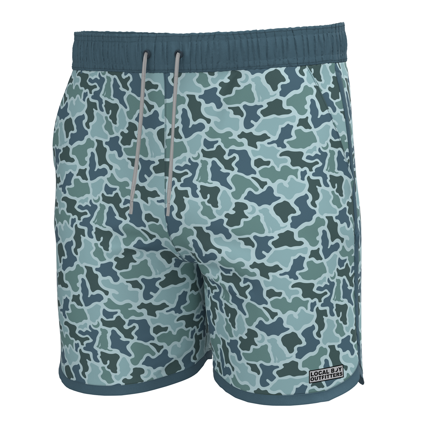 Wando Swim Trunk - Navy/Light Seafoam