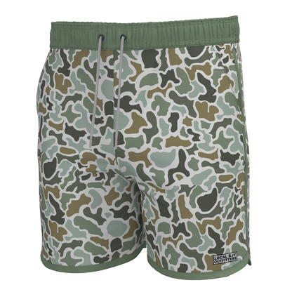 Wando Swim Trunk - Blue Dog & Moon Camo