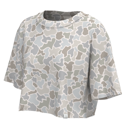 LG Boxy Crop Tee - White