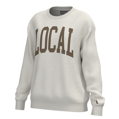 Local Girl Crescent Crew - Ivory