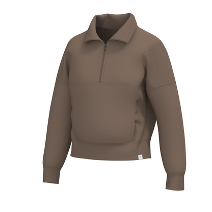LG Velvet Fleece Quarter Zip - Forest Camo Saltwater