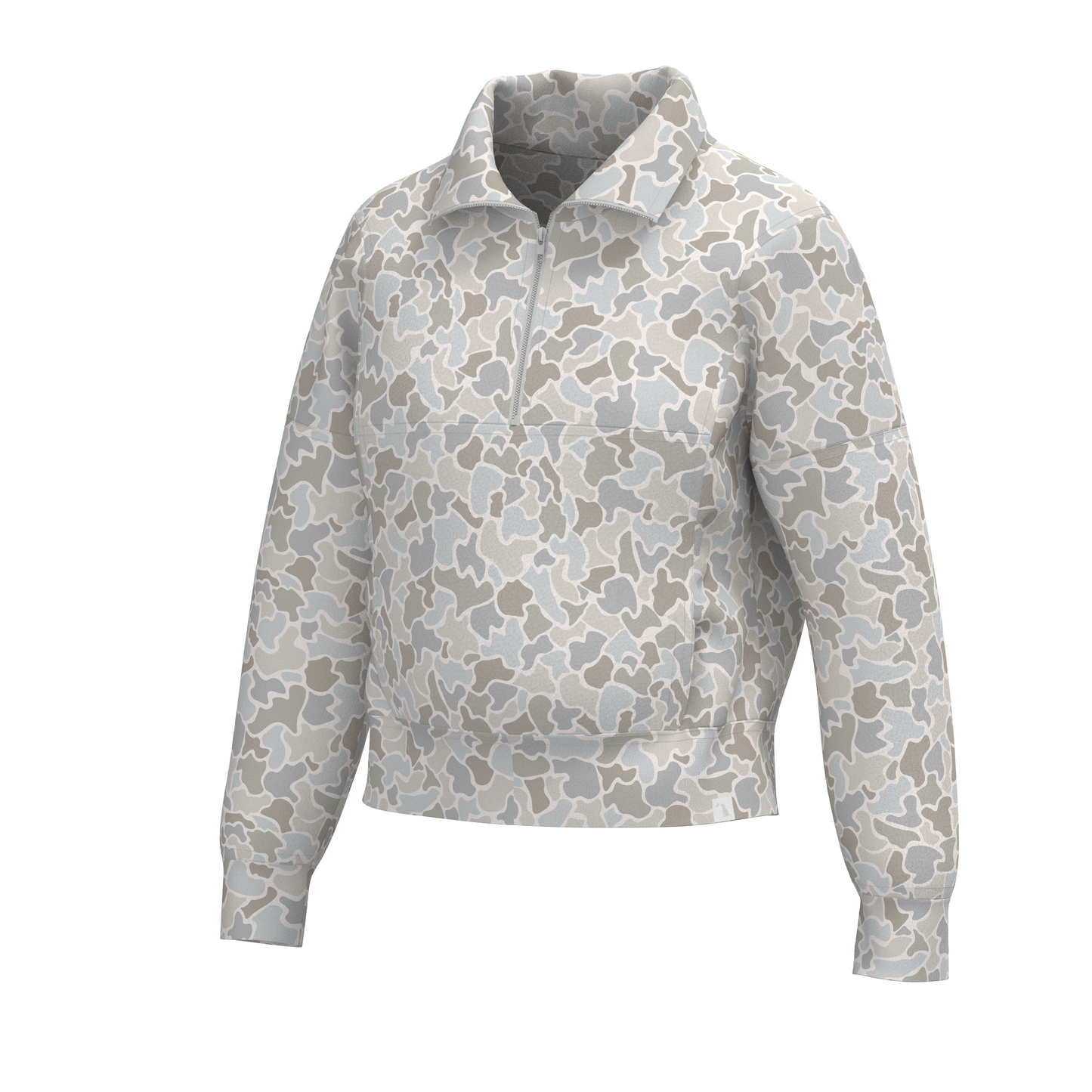 LG Velvet Fleece Quarter Zip - Periwinkle