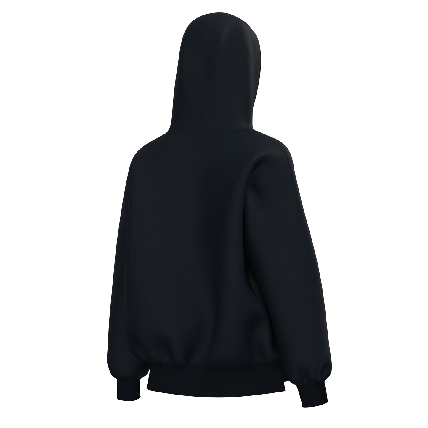 Local Girl Velvet Fleece Front Zip Hoodie - Black