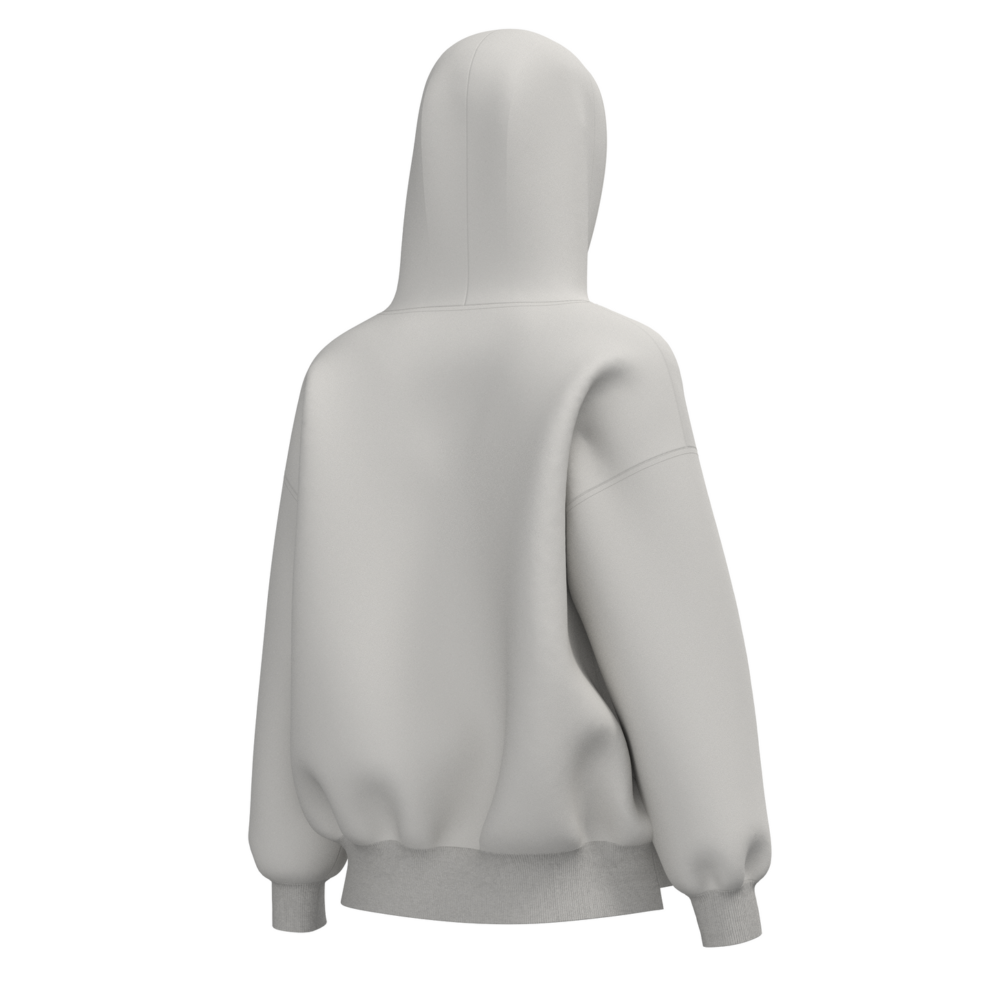 Local Girl Velvet Fleece Front Zip Hoodie - Light Sand