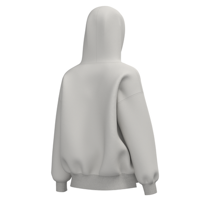 Local Girl Velvet Fleece Front Zip Hoodie - Light Sand
