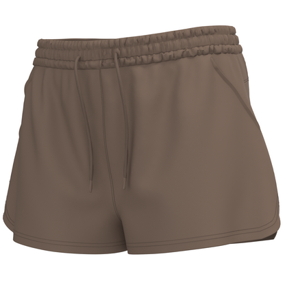 LG Velvet Fleece Shorts - Forest Camo Saltwater