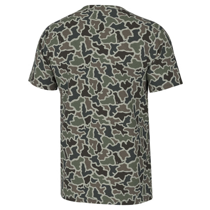 Youth S/S Heather-Blend Crew - Localflage