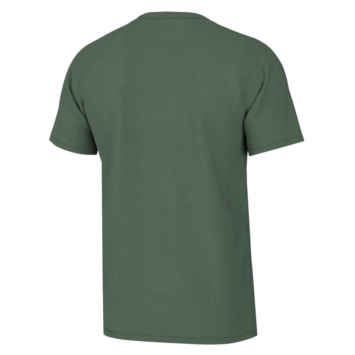 S/S Heather-Blend Crew - Pine