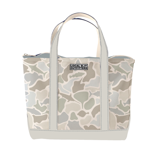 Beach Tote Bag - Saltwater Camo