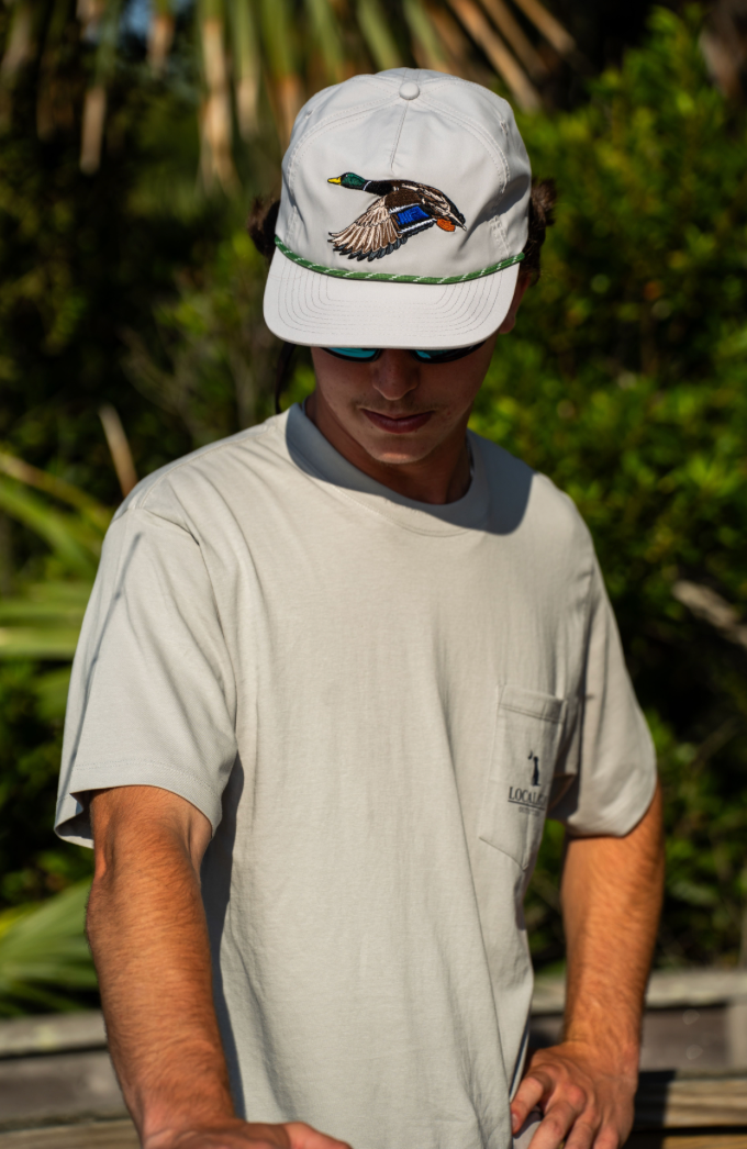Mr. Mallard Low-Profile Rope Hat - Cool Gray