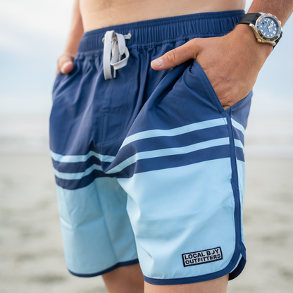 Wando Swim Trunk - Blue Dog & Moon Camo