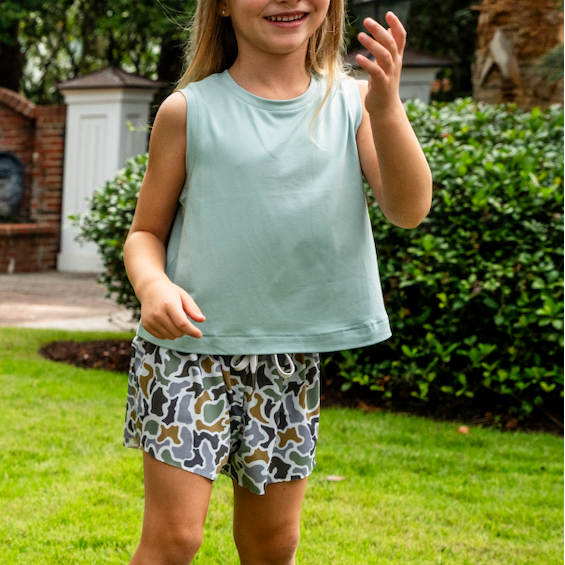Local Girl Youth Petal Shorts - Localflage Bluff