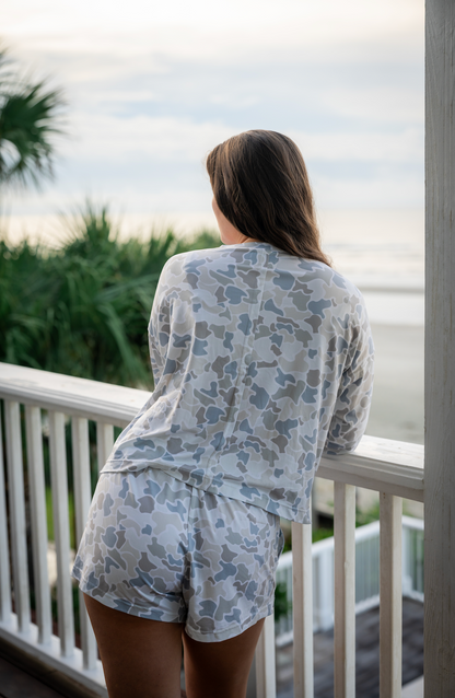 Local Girl Revive 2.0 Crew - Forest Camo Saltwater