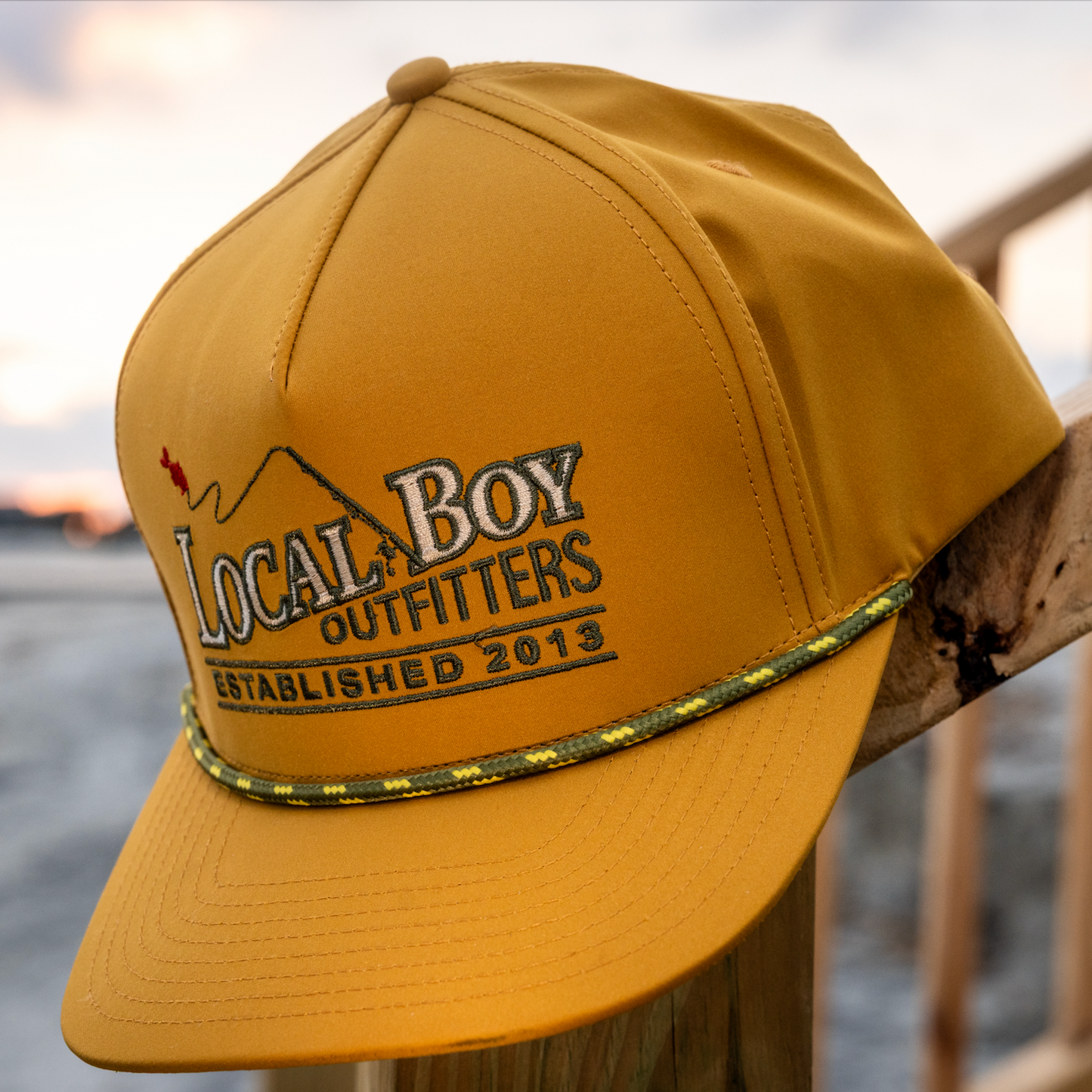 Tight Lines High Crown Rope Hat