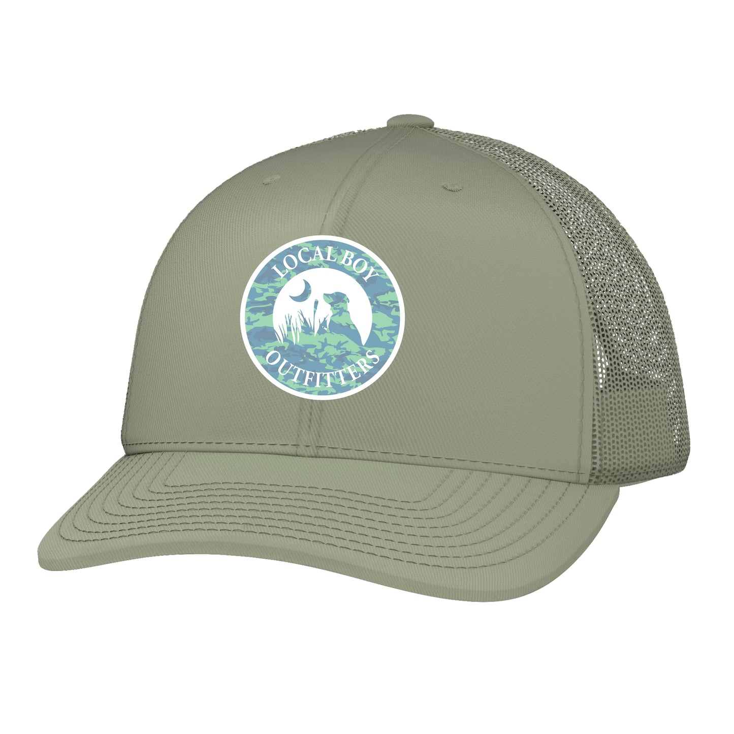 Seagrass Camo Patch Hat - Quarry