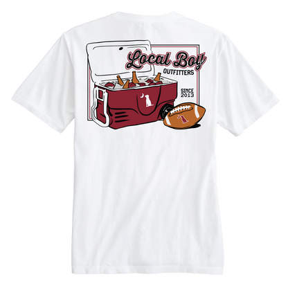Game Day Cooler T-Shirt - Garnet/Black
