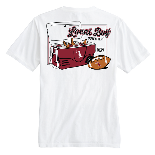 Game Day Cooler T-Shirt - Garnet/Black
