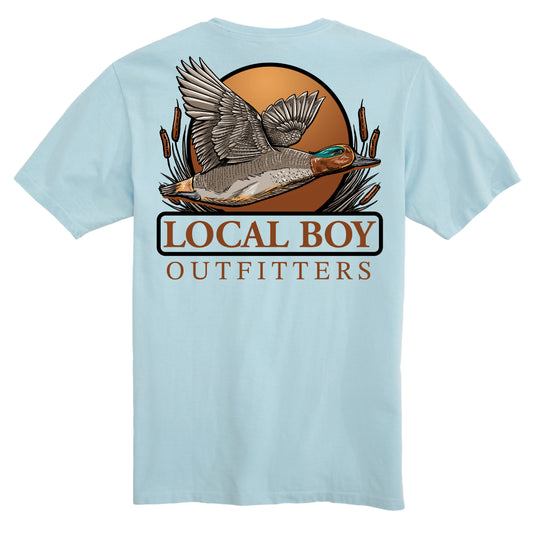 Teal Tails SS Tee