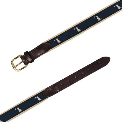 Ribbon Belt - Olive Dog & Moon