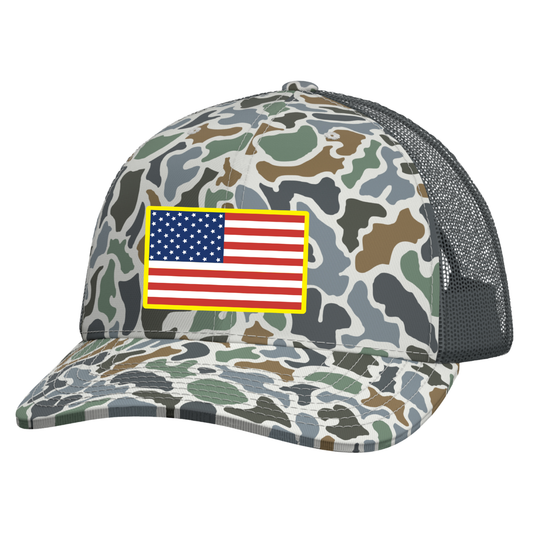 Patriotic Patch Trucker Hat - Localflage Bluff