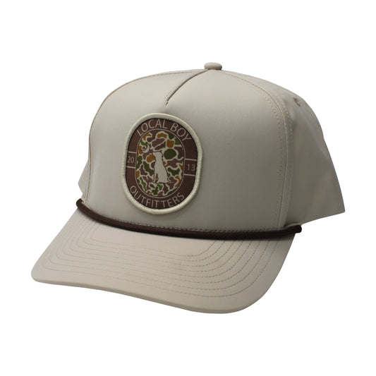 Vintage Crest High-Crown Rope Hat