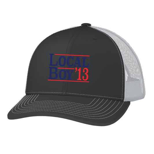 Vote '13 Embroidery Hat - Charcoal/White