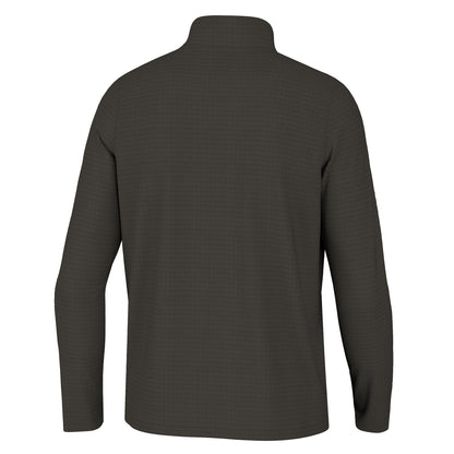 Waffle Half Zip - Deep Mocha