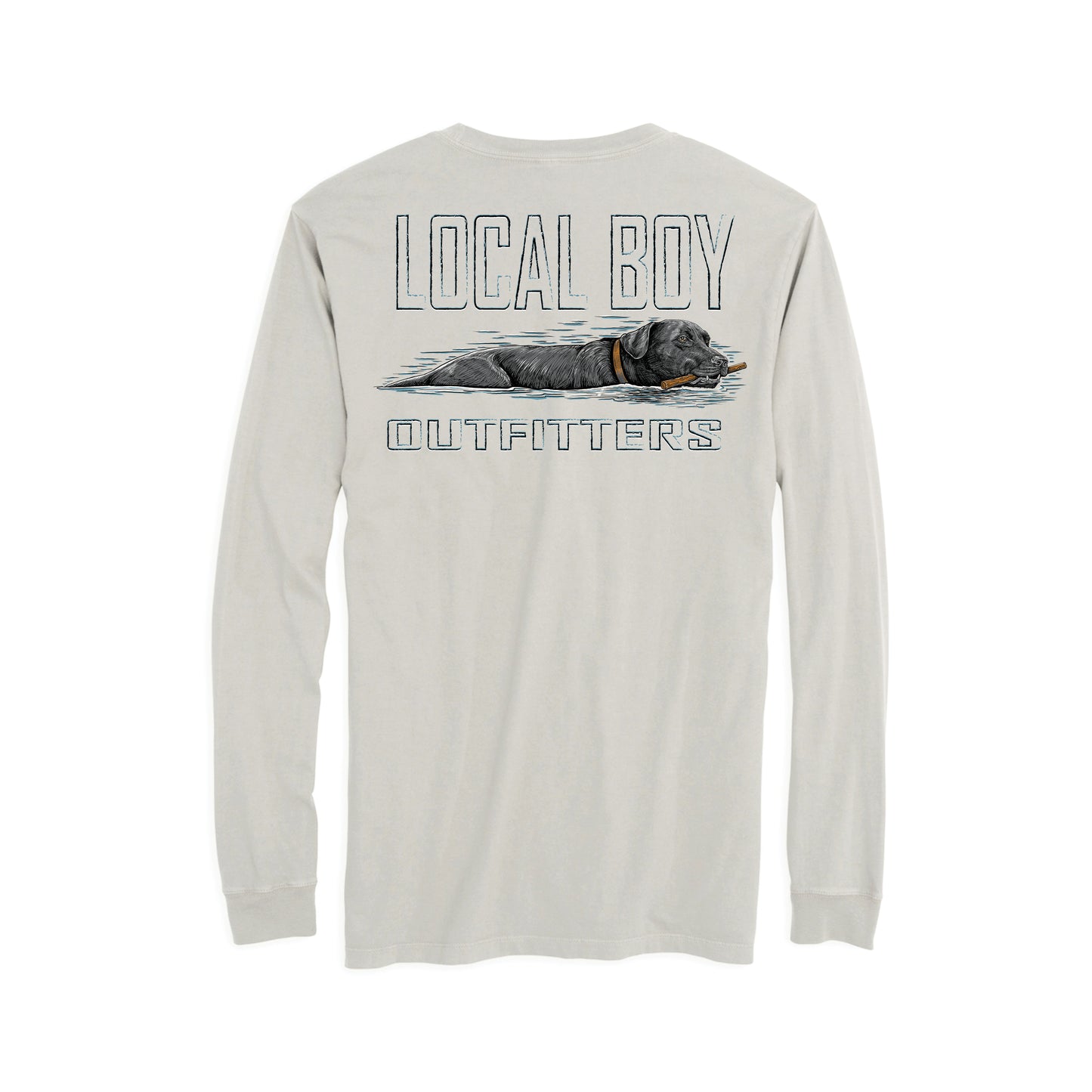 Youth L/S Fetch Black Lab T-Shirt