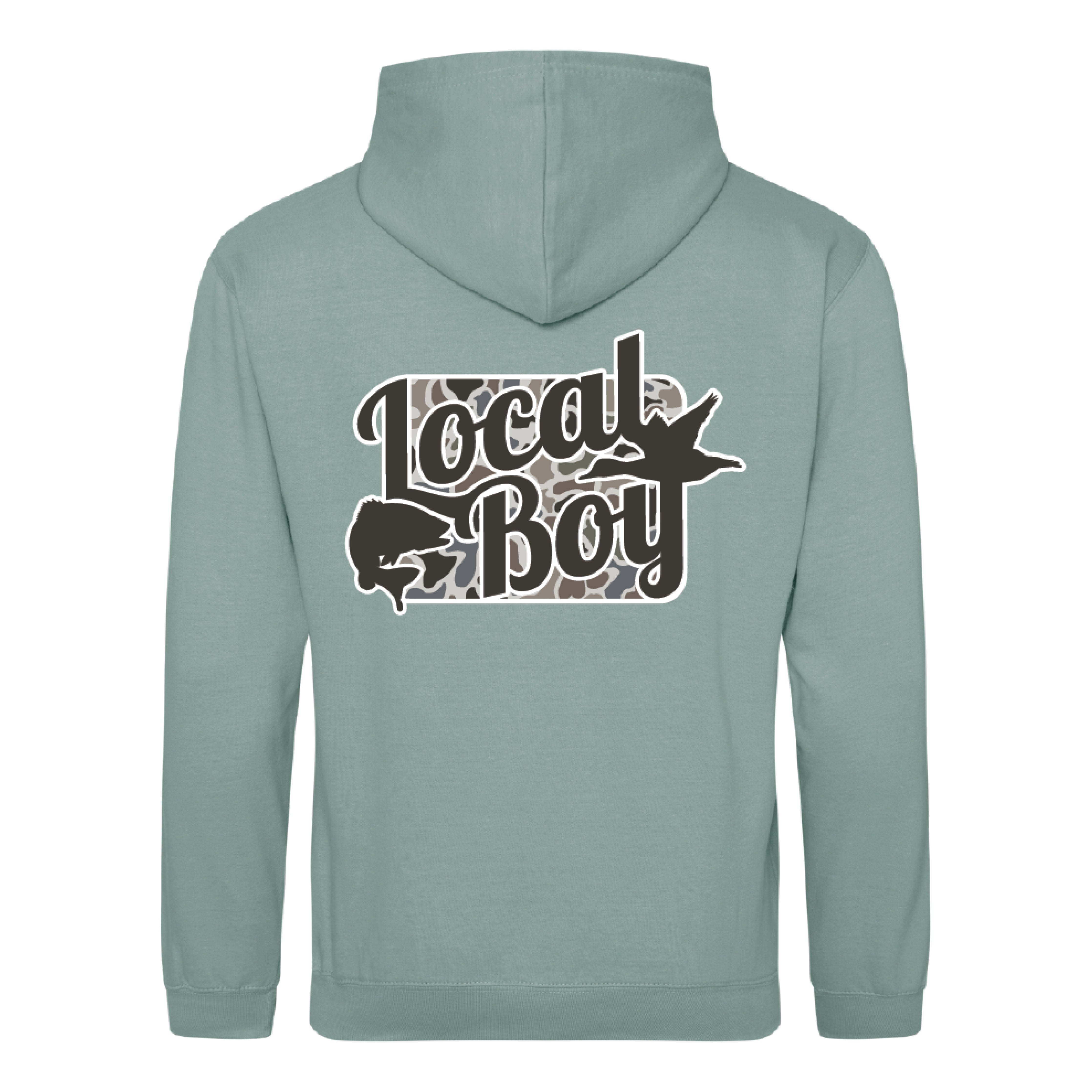 Youth Brushwood Hoodie Open Season LCF - Dusty Green – Local Boy Outfitters