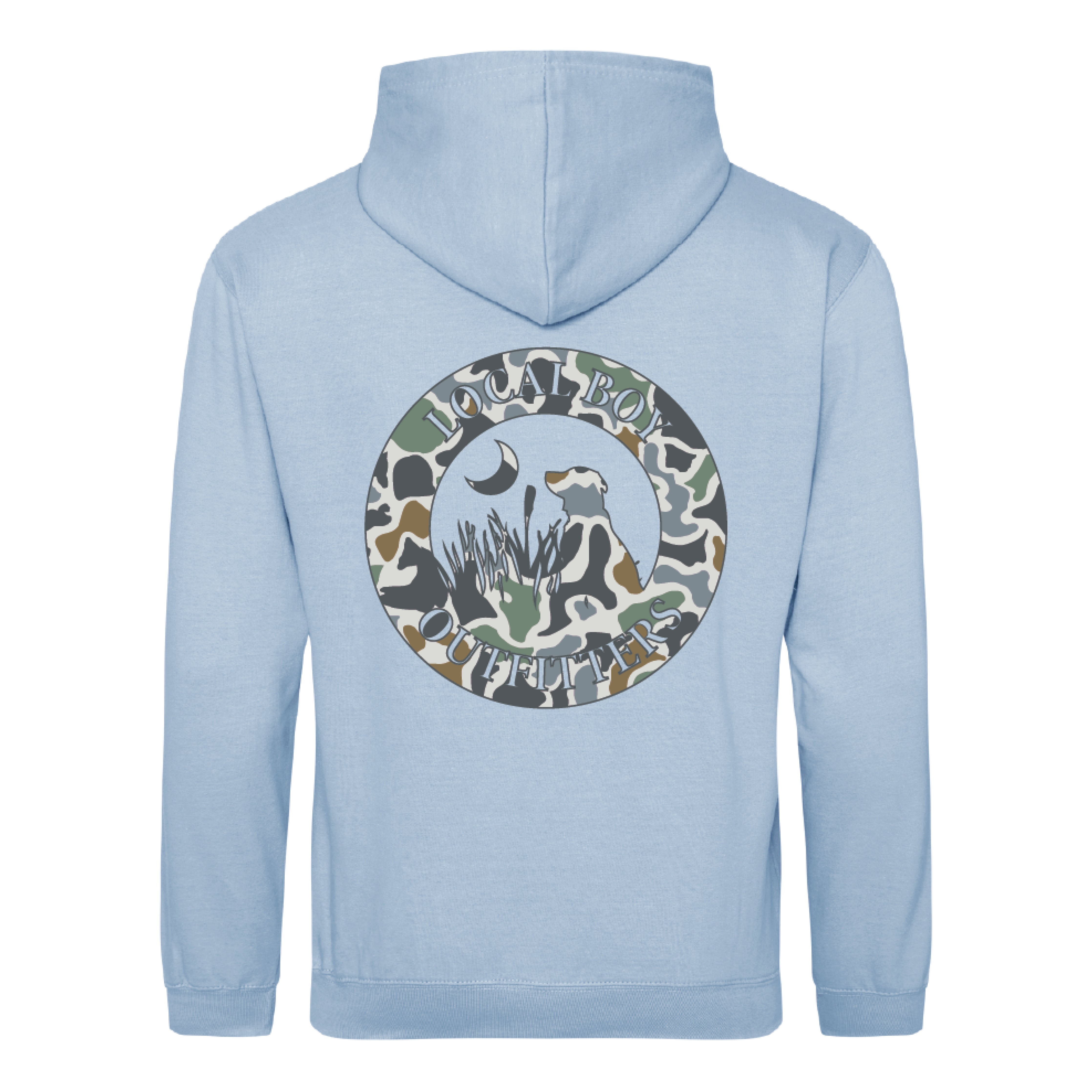 Youth Brushwood Hoodie Original Localflage Bluff - Sky Blue – Local Boy ...