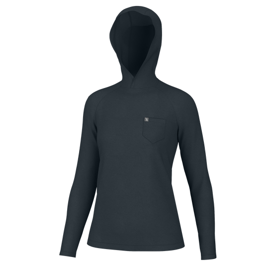 LG Heather-Blend Hoodie - Black