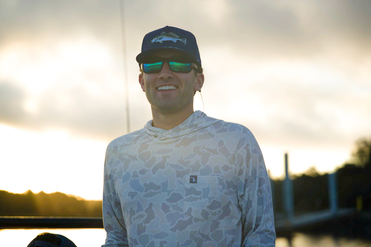 Sea Trout High Crown Rope Hat