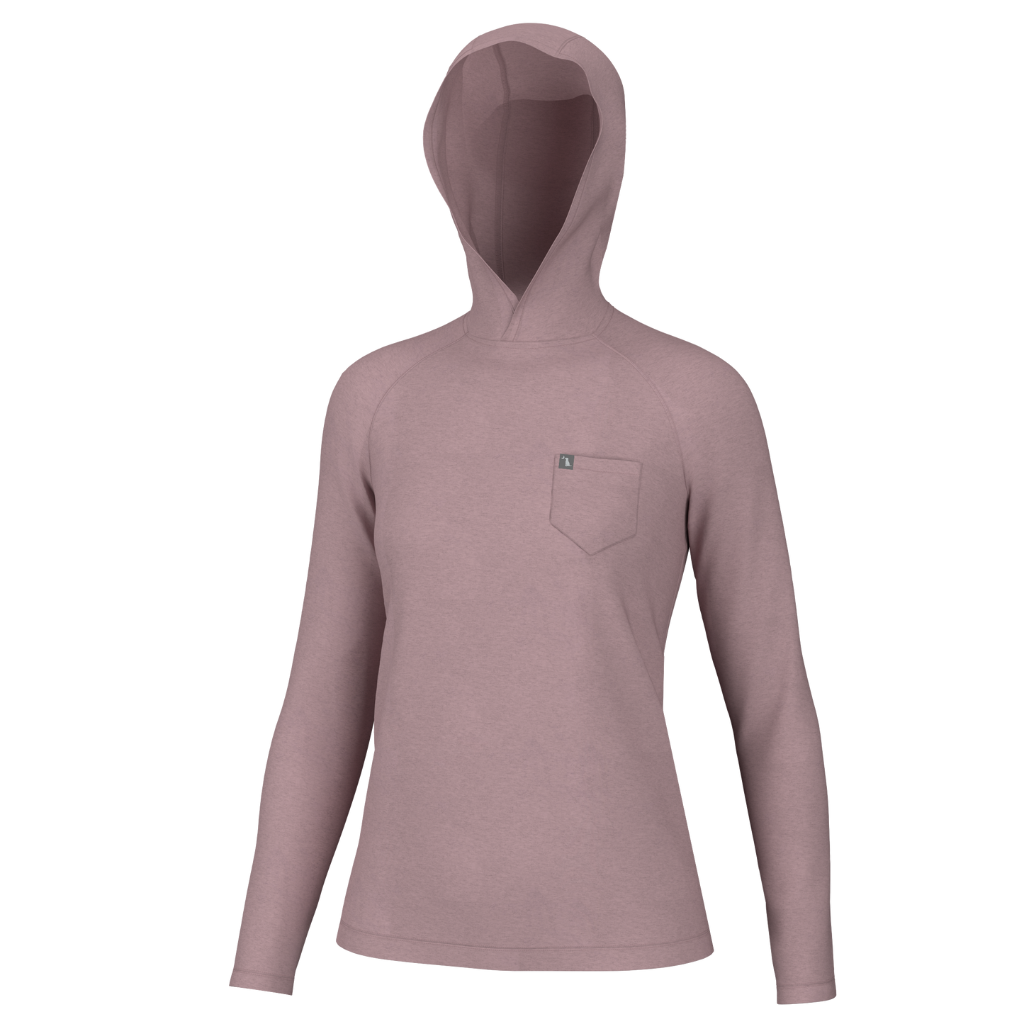 LG Heather-Blend Hoodie - Localflage Bluff