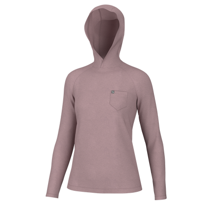 LG Heather-Blend Hoodie - Localflage Bluff
