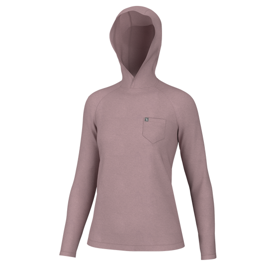 LG Heather-Blend Hoodie - Blush