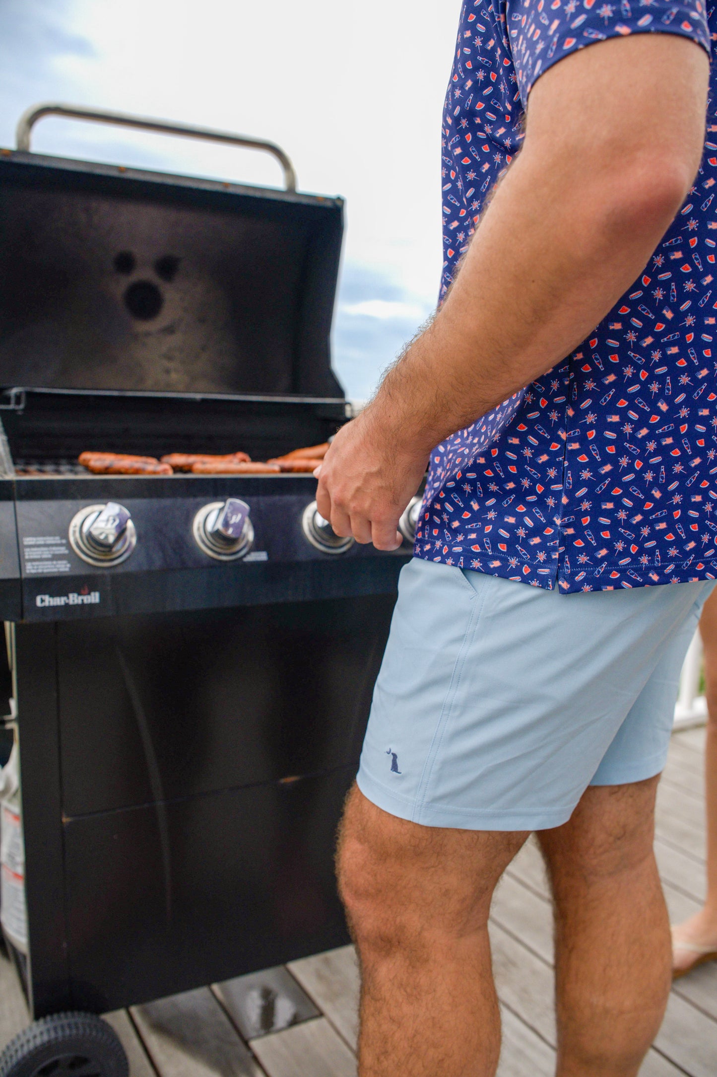 Volley Shorts - Columbia Blue