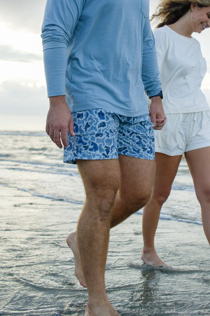 Chum Short - Distressed LCF Cobalt