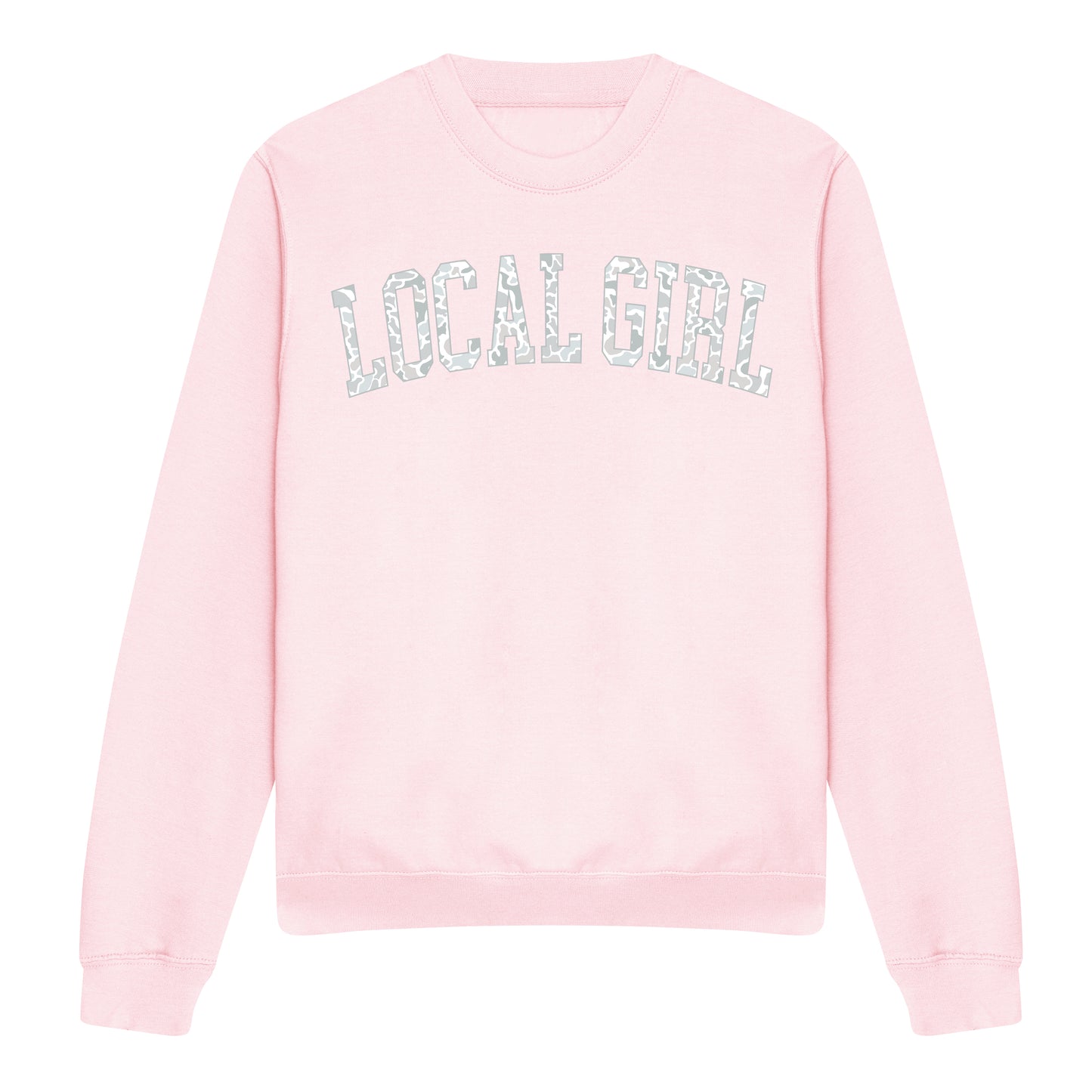 Local Girl Camo Arch Crewneck