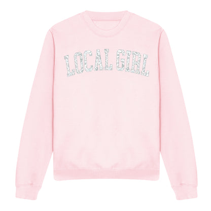 Local Girl Camo Arch Crewneck