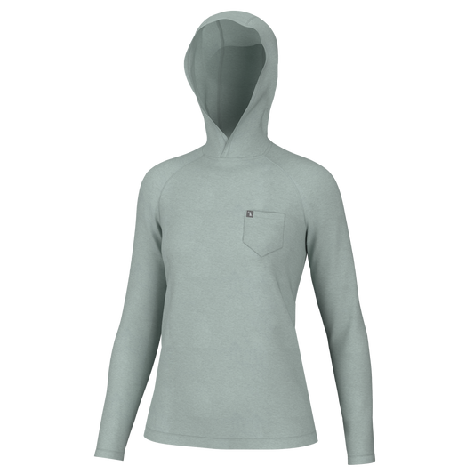 LG Heather-Blend Hoodie - Eucalyptus